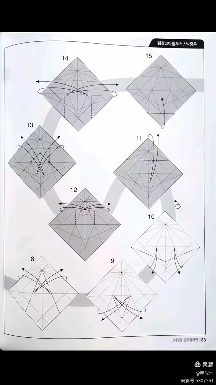 风神翼龙折纸详细图解